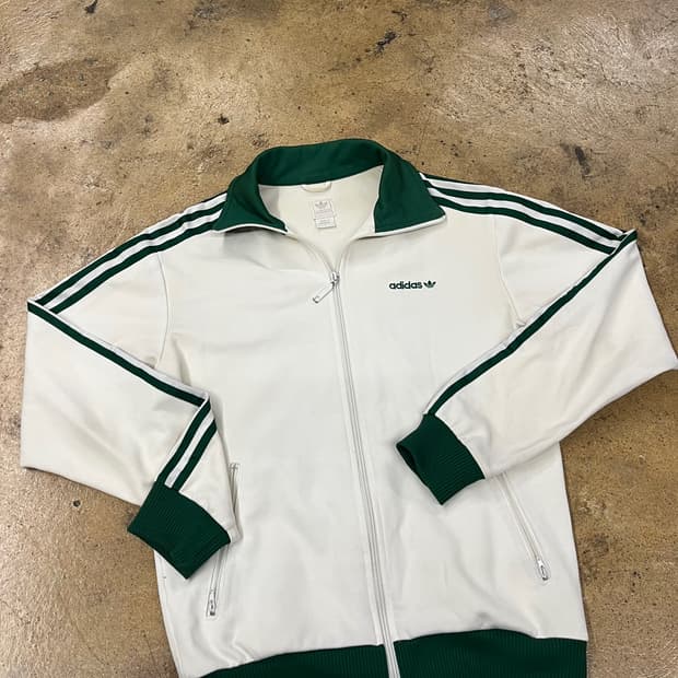 아디다스 흰초 베켄바우어 져지 트랙탑