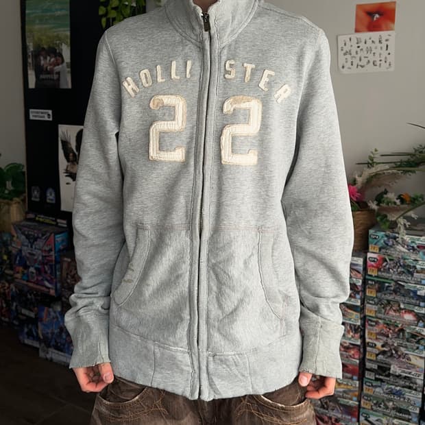 Hollister 미드 스웻 집업