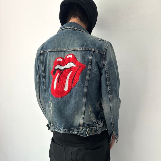 VTG 롤링스톤즈 디스트로이드 데님 자켓