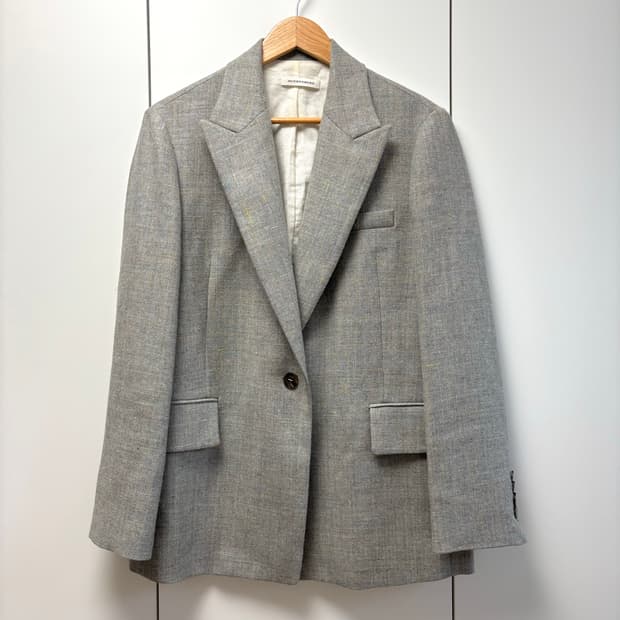 한섬 더캐시미어 모직 자켓