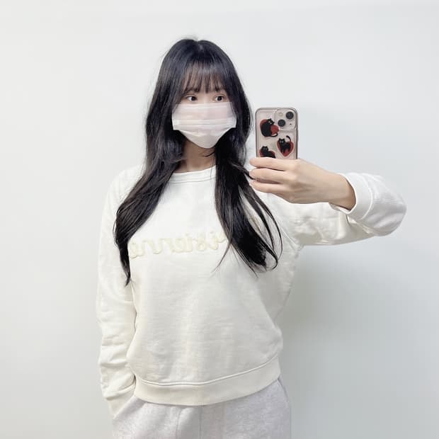 메종키츠네 파리지앵 부클 맨투맨