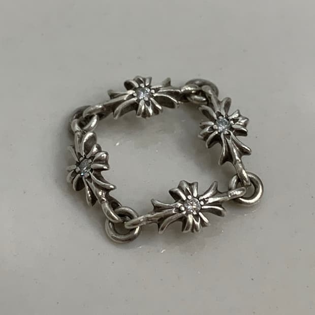 [4링크] 크롬하츠 E CH 타이니 플러스 링 다이아 반지