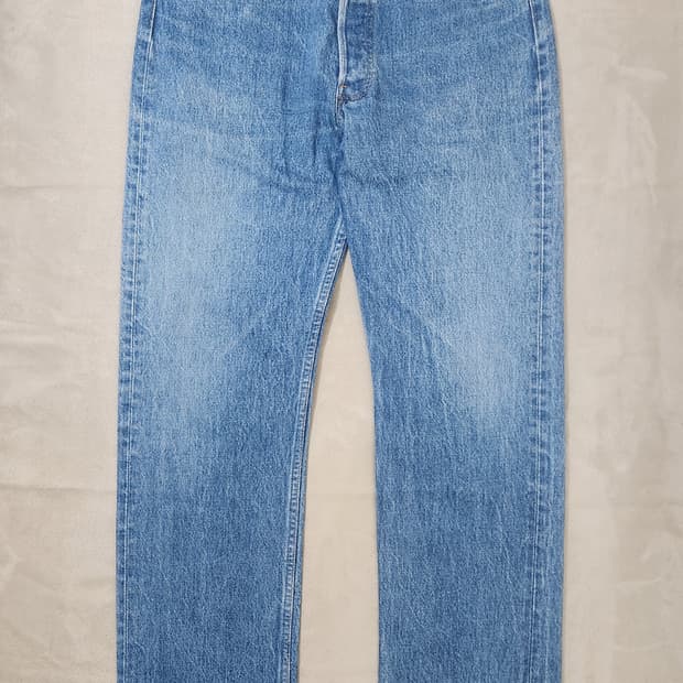 80s 빈티지 USA Levi's 리바이스 501 중청 W33 L32