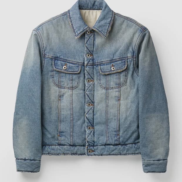 쿠어 머드 다잉 패디드 데님 자켓 (워시드 인디고) L