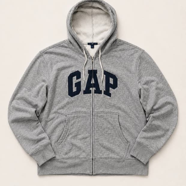 GAP 갭 그레이 후드집업