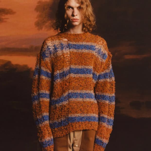 Bosnia Stripe Crew-Neck Sweater