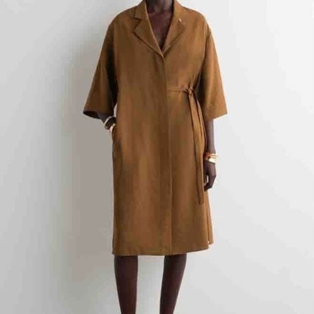 25FW 코스(COS) 사이드 벨트 셔츠 원피스 (새상품)