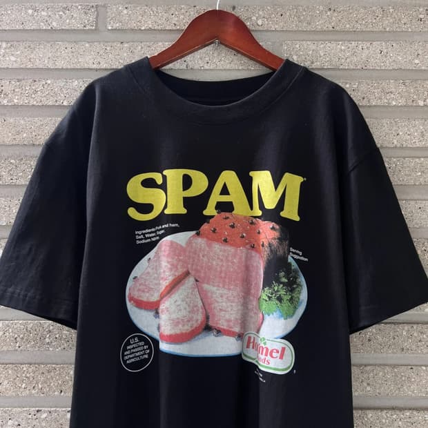 [M]USA 빈티지 SPAM 프린팅 티셔츠