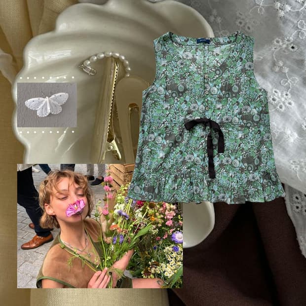 mint chocolate blouse ⭒˚‧ཐིཋྀ