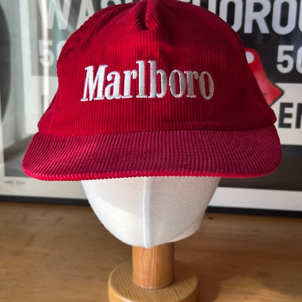 90s Marlboro 빈티지 말보로 코듀로이 모자