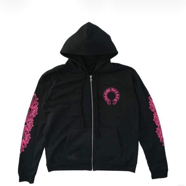 크롬하츠 홀슈슈 플로랄 후즈집업