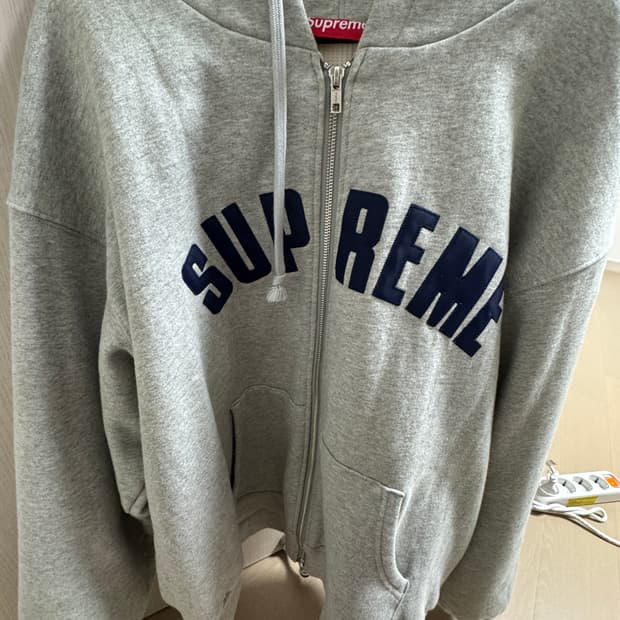 슈프림 아크 써멀 후드집업 그레이