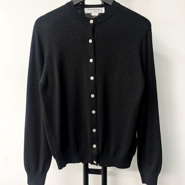 버버리 90's 글리터 가디건