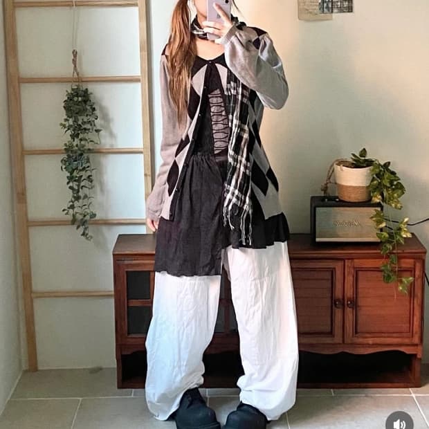 빈티지 코디 셋업