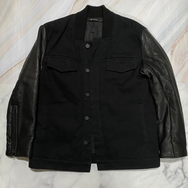 알렉산더왕 램스킨 레더 봄버