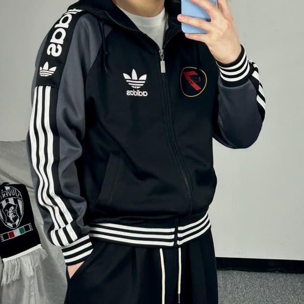 아디다스 파이어버드 데이비드 베컴 후드집업 져지 M 