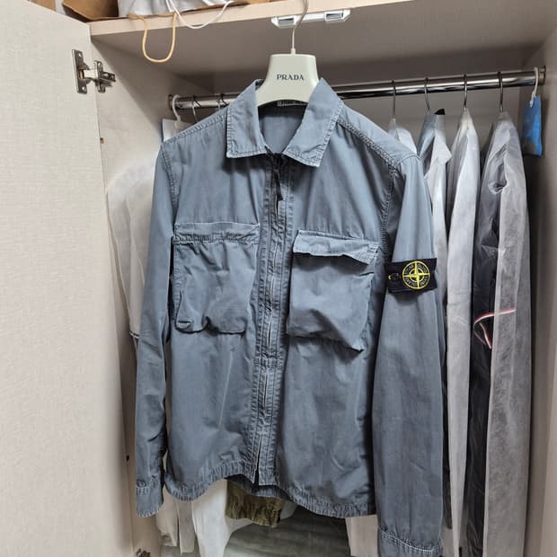 한글택 스톤아일랜드 오버셔츠자켓 95-M