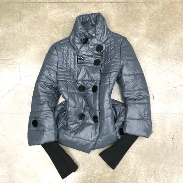 빈티지 더블 핸드워머 패딩