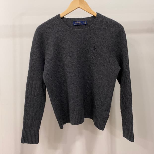 폴로 랄프로렌 신형 캐시미어 울 케이블 니트