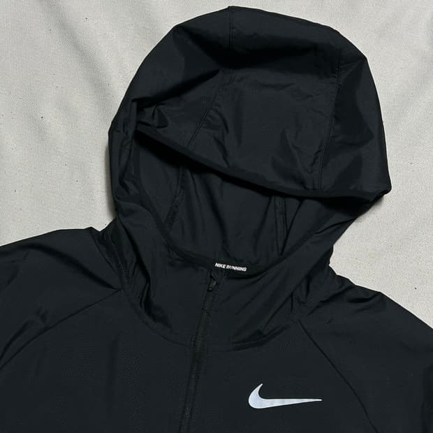 M 나이키 러닝 블랙 후드 바람막이