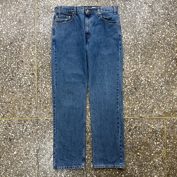 Early 00s 리바이스 505 블루 진 데님 팬츠 36