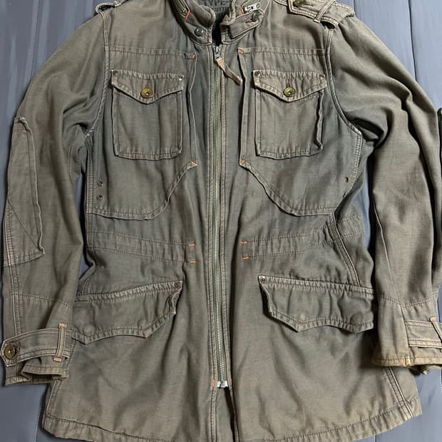 90s~00s 에드윈 m-65 필드자켓 L