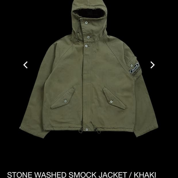 알프레드 STONE WASHED SMOCK JACKET