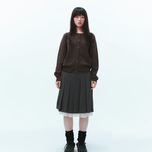 코이세이오 FLOWER BUTTON CARDIGAN