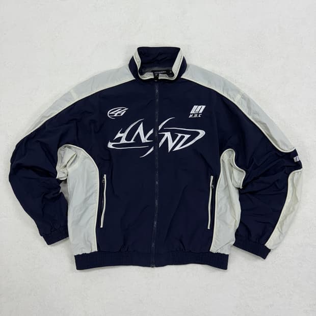 NOT4NERD Tribal Logo Nylon Racing Jacket