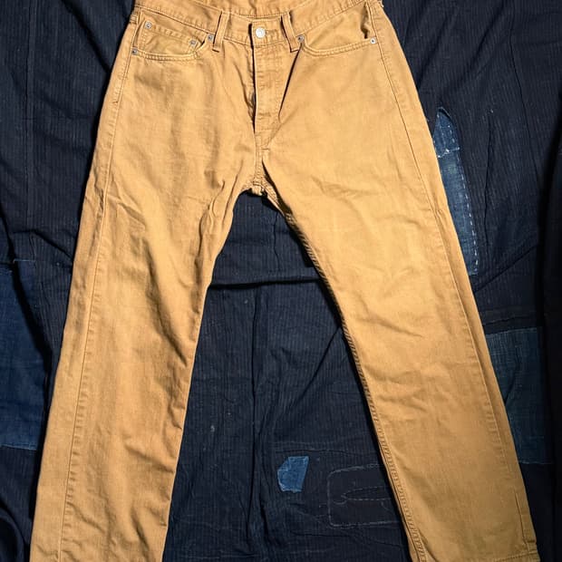 리바이스 505 레귤러 핏 코튼 팬츠 33