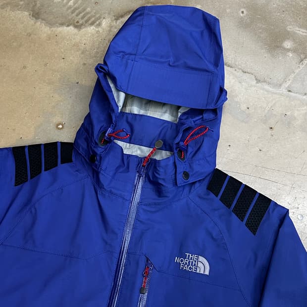 90 노스페이스 써밋 하이벤트 퍼플 후드 바람막이