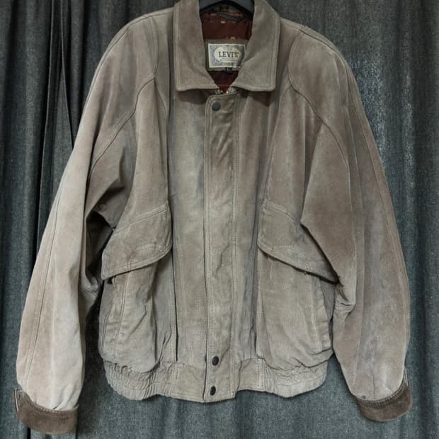 리바이스 스웨이드 봄버자켓