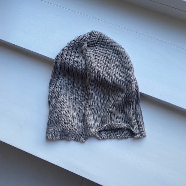 kijima takayuki mix pattern beanie 비대칭비니