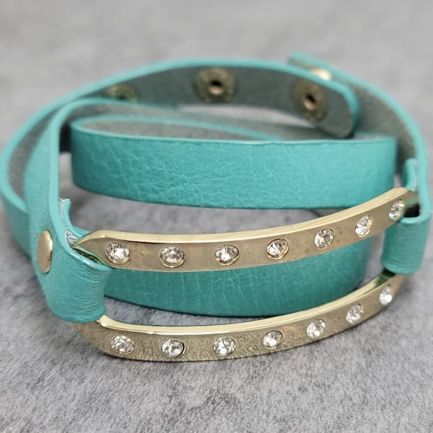 vintage leather bracelet