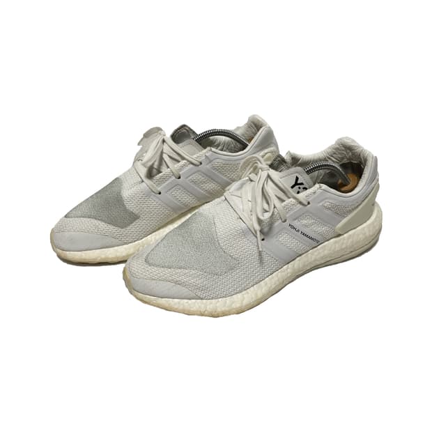 Y-3 퓨어부스트 트리플 화이트 운동화