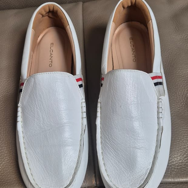 엘칸토 소가죽 쿠션 드라이빙 슈즈. 여성 250