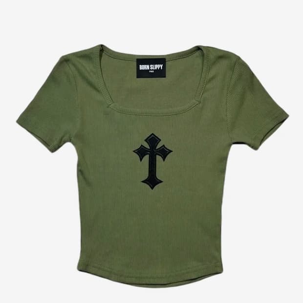 본슬리피 스퀘어넥 티