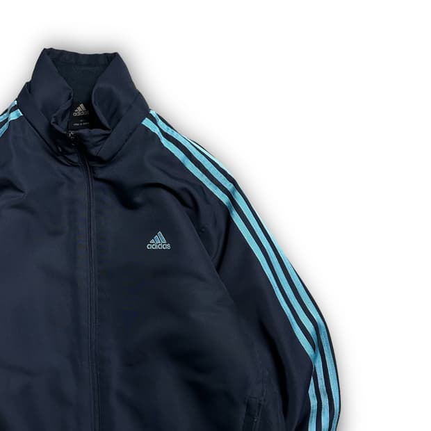 아디다스 스몰로고 삼선 점퍼