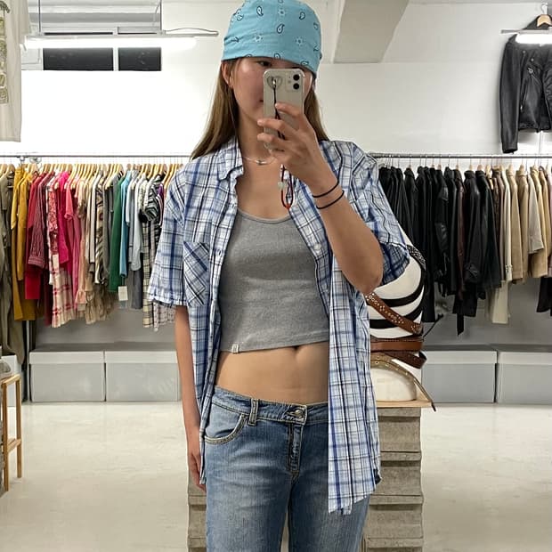 POLO JEANS madras check shirts