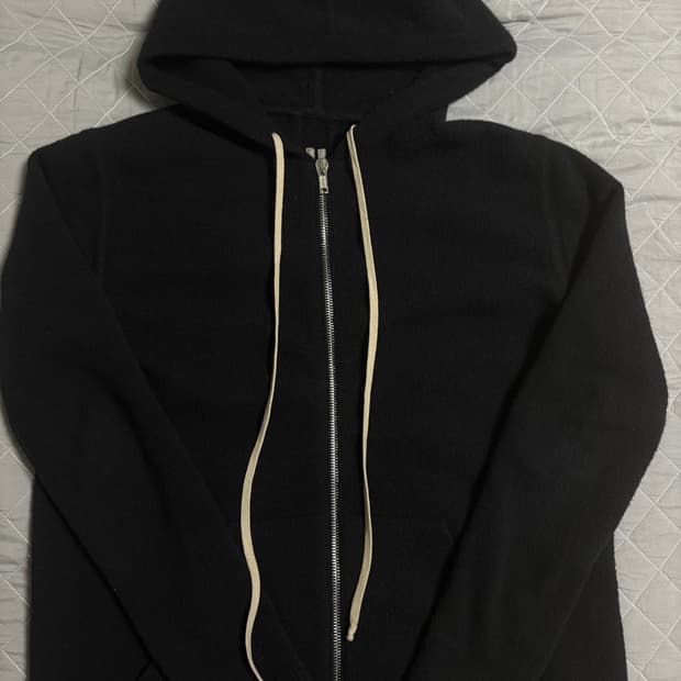 릭오웬스 울 제이슨 후드집업 L