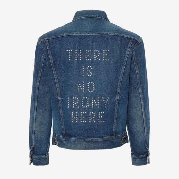 [세븐틴 착용] 셀린느 20ss irony 스터드 데님 자켓