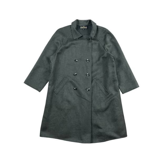 GIOVANNI MANIGLIA 카키 컬러 코트 