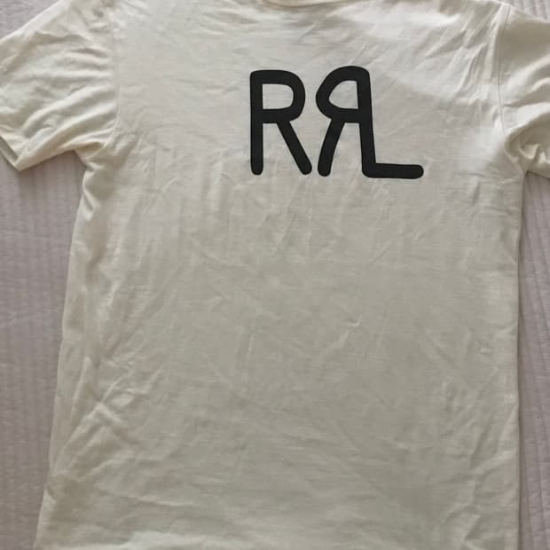 더블알엘 RRL 로고저지티셔츠 S