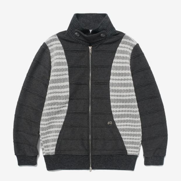 허그유어스킨 니트집업 