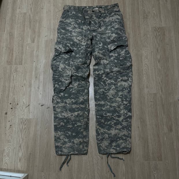 미군 밀리터리 ACU 카모플라쥬 전투복 바지 S - REGULAR