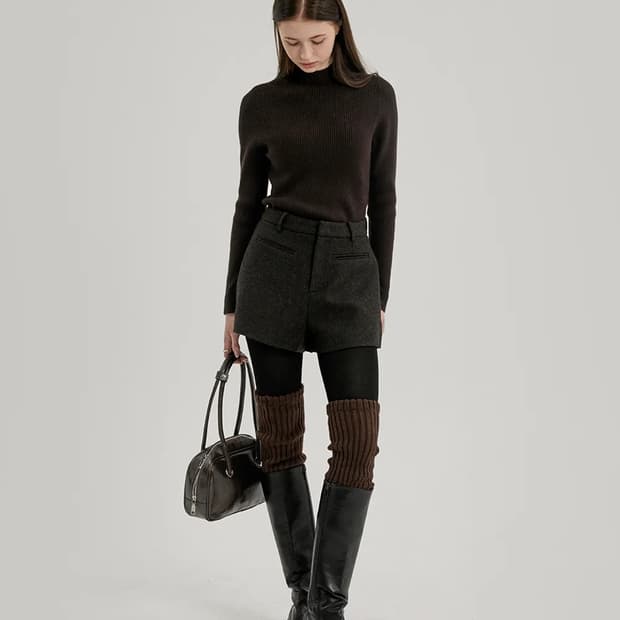 에쓰투와이씨 S2YC 울 숏 팬츠 블랙 M