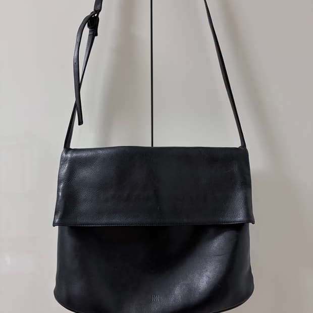 90s issey miyake 레더백