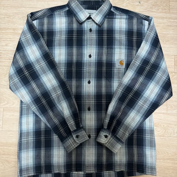 칼하트  wip L/S Blanton Shirt M