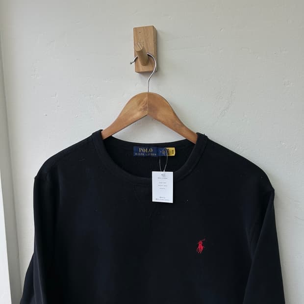 15837 - 폴로 랄프로렌 블랙 맨투맨