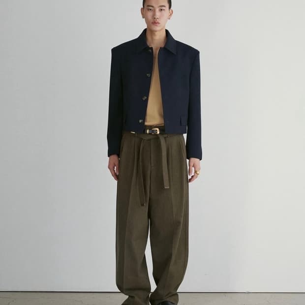 렉토 울블렌드 숏자켓